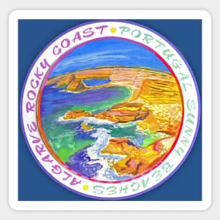 algarve coast Sticker